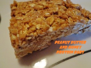 Peanut Butter and Honey Protein Bars